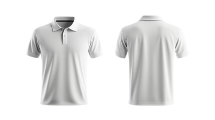 A collared polo t shirt design with front and back view, polo t shirt design with front and back view, t shirt design, png file, collared polo t shirt design, on a transparent backgrounds