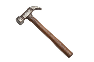 Hammer tool isolated on transparent background.