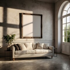 Blank Poster Wall Art Frame Mockup