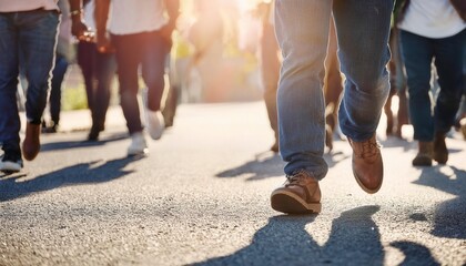 runners on the road. Generated image