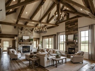 Farmhouse and Rustic Interior Design Apartment House Home