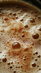 Close-up of coffee, cappuccino, coffee mobile phone wallpaper, background