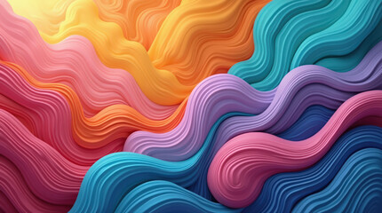 Obraz premium Colorful 3D Organic Abstract Backgrounds for Digital Art, Design Projects, and Visual Concepts