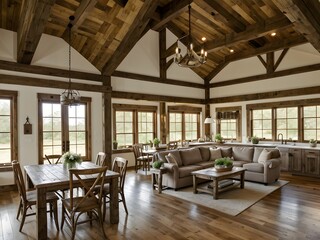 Farmhouse and Rustic Interior Design Apartment House Home