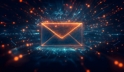 Digital Envelope with Network Connections design