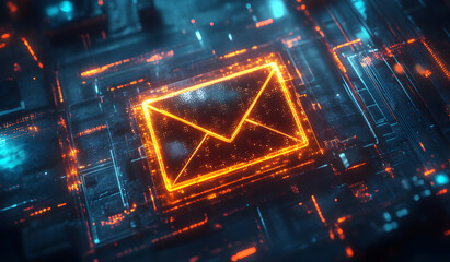 Digital Envelope with Network Connections design
