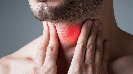Naklejka premium Understanding thyroid disease: common issues, symptoms, and treatments related to thyroid dysfunction, highlighting the impact on health and strategies for effective management
