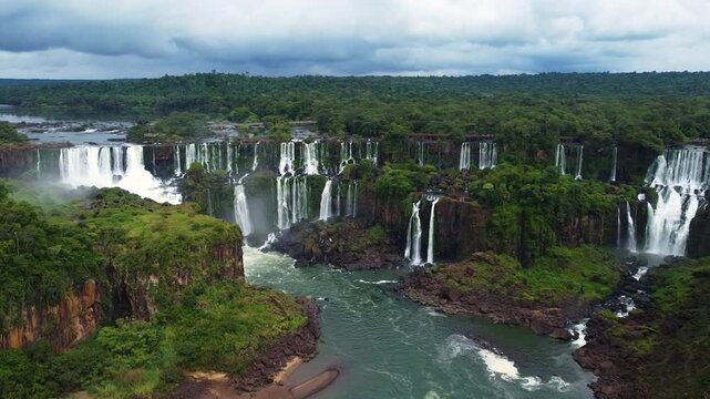 Soar above Iguazu Falls with stunning drone footage&mdash;capturing the majestic waterfalls, misty air, and lush jungle from breathtaking heights. A rare view of one of nature&rsquo;s greatest wonders
