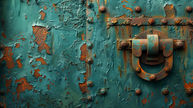 astarte.ai: Rust & Time: Teal and Copper Decay