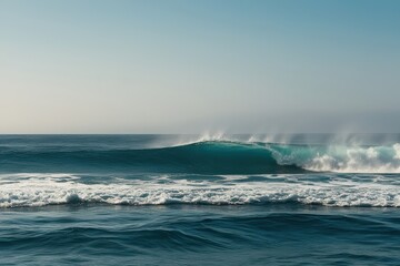 Fototapeta premium Ocean Breeze Sea Foam Wave Texture Overlay