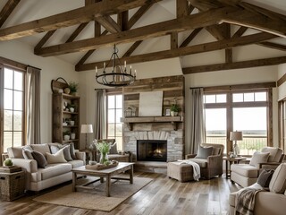 Farmhouse and Rustic Interior Design Apartment House Home