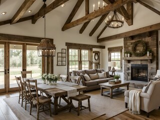 Farmhouse and Rustic Interior Design Apartment House Home