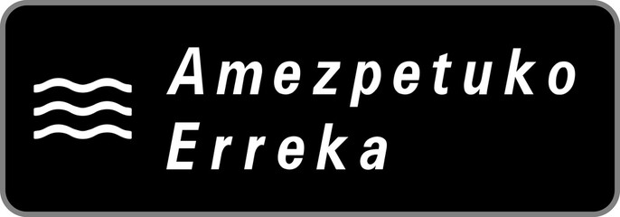 Panneau Amezpetuko Erreka