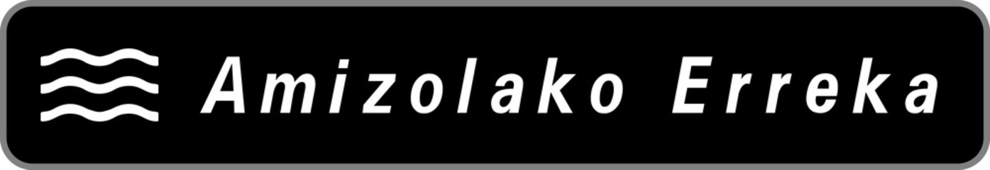 Panneau Amizolako Erreka