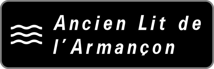 Panneau Ancien Lit de l'Arman&ccedil;on