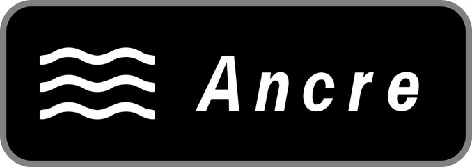 Panneau Ancre