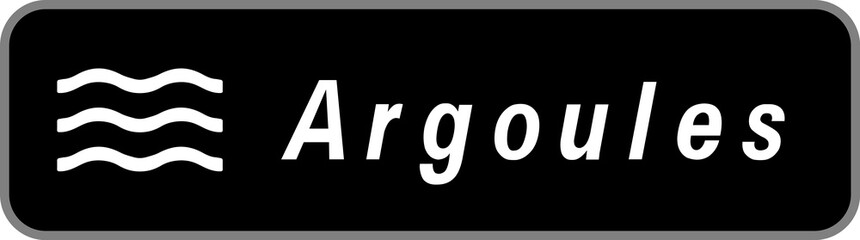 Panneau Argoules