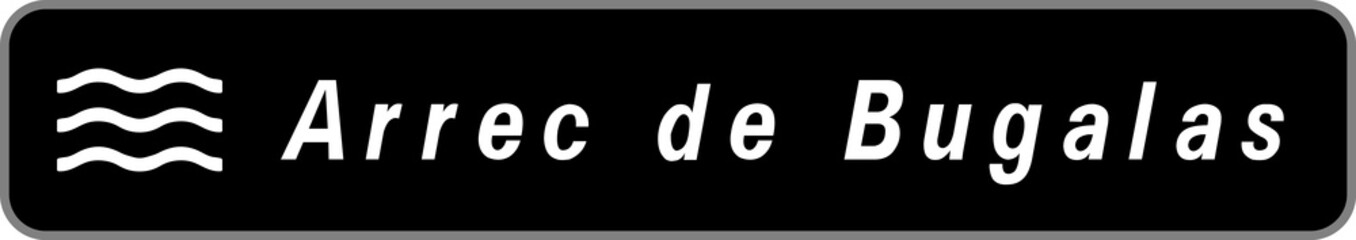 Panneau Arrec de Bugalas