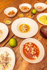 The fish or seafood is cut into small pieces and marinated in the citrus juice for a certain amount of time, usually between 10 to 30 minutes, depending on the type of fish and personal taste