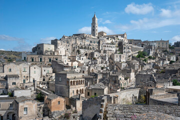 The Old town of Matera, Italy