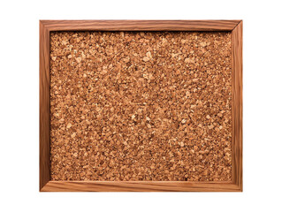 Fototapeta premium cork board isolated on transparent background