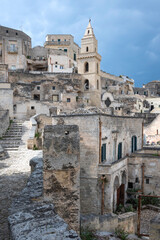 The Old town of Matera, Italy