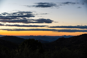 a sunrise in rural California 
