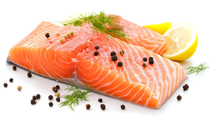  Fresh Salmon Fillet with Lemon and Herbs