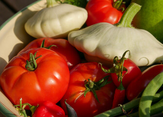 Close-up of fresh homegrown produce