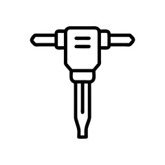  Jackhammer Construction Tool Vector Illustration for Construction and Demolition Projects