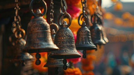Traditional festival bells.