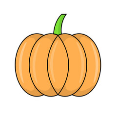 pumpkin isolated on white background
