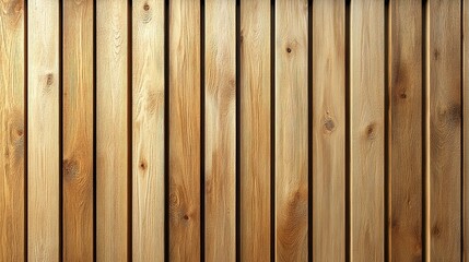 Fototapeta premium Close-up of a Wooden Panel with Vertical Boards