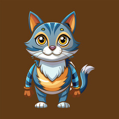 pet cat vector image illustration and artwork