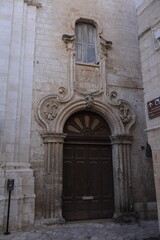 Fototapeta premium facade of the church of monopoli, italy