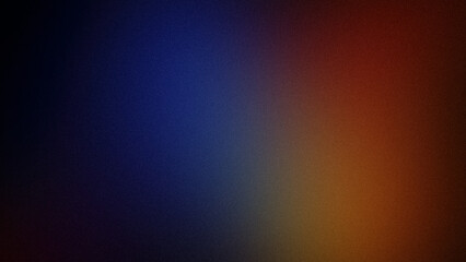 A dynamic abstract gradient with bold transitions of deep blue, orange, and red hues. Grainy texture perfect for 4K backgrounds, wallpapers, and creative projects