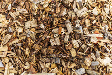 Textured Wood Chips Ground Cover