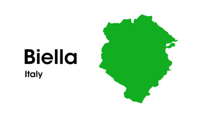 biella italy map