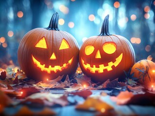 Halloween festive background