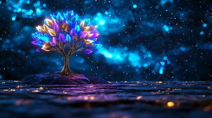 A digital wave of binary code, symbolizing the flow of data through networks and the internet --ar 16:9 --q 2 --c 10