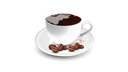 Cup of Coffee on the table