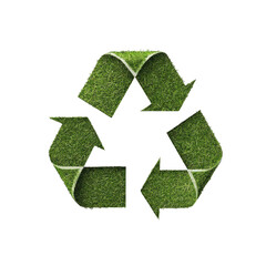 Recycling Symbol with Tree Graphic