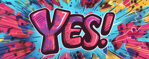 Obraz premium Colorful pop art background with 