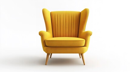 Fototapeta premium Armchair isolated on white background 