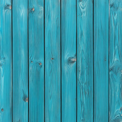Obraz premium Vibrant turquoise wood texture creates striking background, showcasing natural grain and knots of wood. This colorful surface adds lively touch to any design project