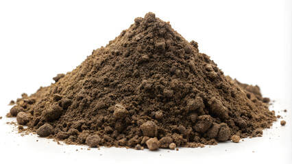  soil isolated on white