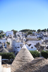 trulli in the city of alberobello, puglia, apulia, italy