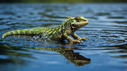 Fototapeta premium Basilisk lizard
