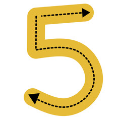 Fototapeta premium Tracing number