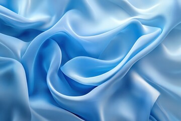 Fototapeta premium Soft Blue Abstract Fabric Textures
